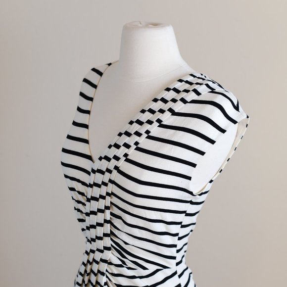 NEW Anthropologie Bailey 44 Stretchy Striped Body Con Dress - Picture 9 of 12